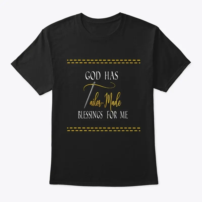 God's Tailor-Made T-Shirt in Black